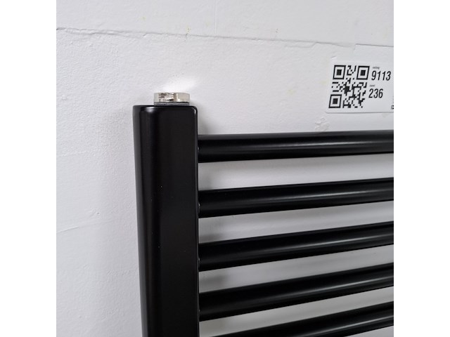 Designradiator, hr badmeubelen, base, glans zwart - afbeelding 3 van  3