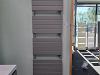 Designradiator hr badmeubelen, flat, graphite mat grijs - afbeelding 1 van  4