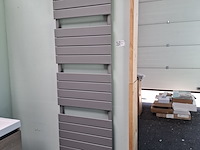 Designradiator hr badmeubelen, flat, graphite mat grijs - afbeelding 2 van  4