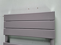 Designradiator hr badmeubelen, flat, graphite mat grijs - afbeelding 3 van  4