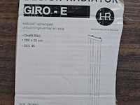 Designradiator, hr badmeubelen, giro-e, grafit matt - afbeelding 5 van  5