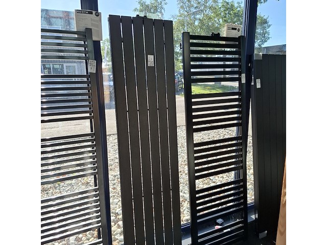 Designradiator hr badmeubelen, grafiet metallic - afbeelding 1 van  4