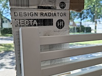 Designradiator, hr badmeubelen, recta, mat wit - afbeelding 2 van  3