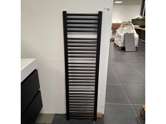 Designradiator mat zwart - afbeelding 2 van  2