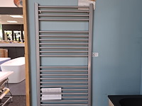 Designradiator plieger, palermo -el, zilver metallic - afbeelding 1 van  5