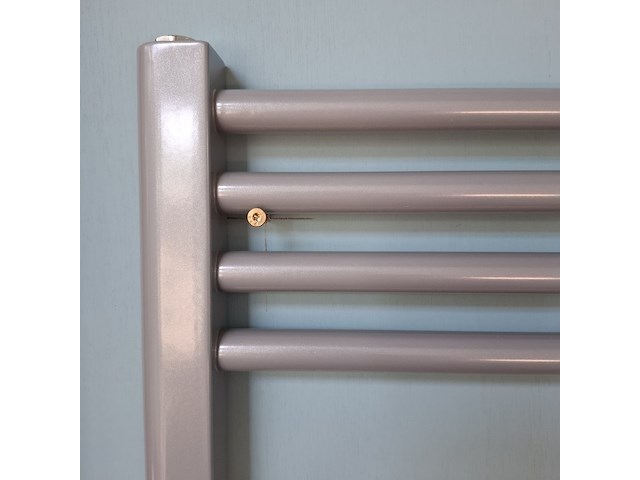 Designradiator plieger, palermo -el, zilver metallic - afbeelding 2 van  5
