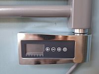 Designradiator plieger, palermo -el, zilver metallic - afbeelding 3 van  5