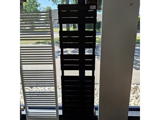 Designradiator, sani4all, deko light, mat zwart - afbeelding 1 van  3