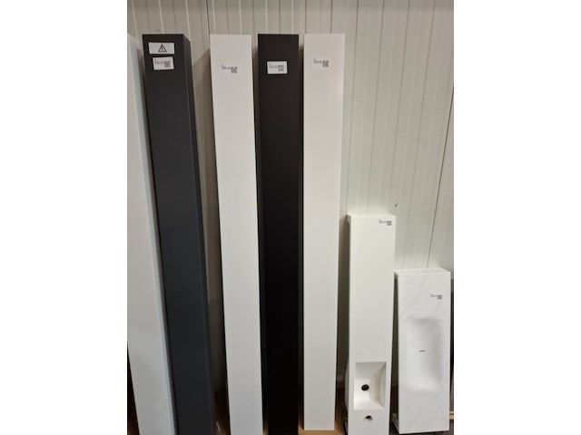 Designradiator vasco, beams, mat zwart - afbeelding 1 van  4