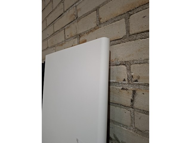 Designradiator vasco , niva , mat wit - afbeelding 3 van  4