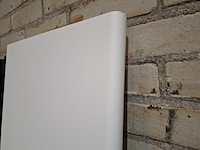 Designradiator vasco , niva , mat wit - afbeelding 3 van  4