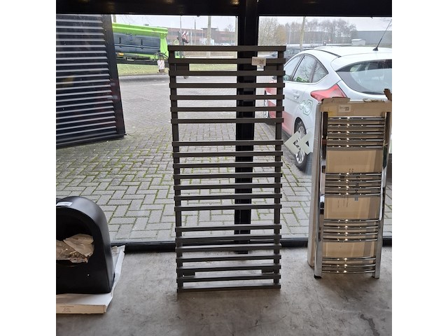 Designradiator vaso, squero, antraciet metallic - afbeelding 2 van  3