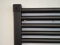 Designradiator wiesbaden, elara, black graphite - afbeelding 2 van  3