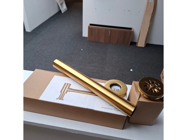 Designsifon essentials, goud geborsteld - afbeelding 5 van  6
