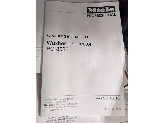 Desinfector vaatwasser, miele, pg8536, 2020 - afbeelding 6 van  7