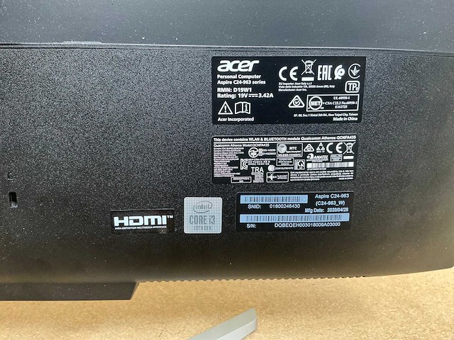Desktop - acer - aspire c24-963 - afbeelding 5 van  5