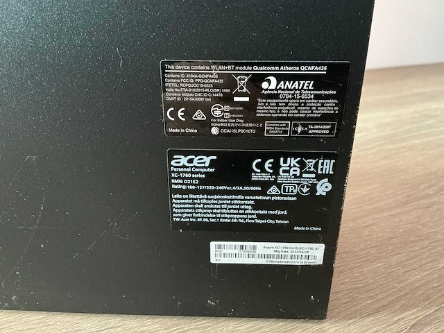 Desktop - acer - aspire xc-1760 - afbeelding 5 van  5