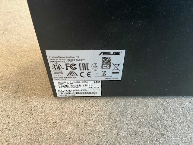 Desktop - asustek computer inc. - a_f_k20ce - afbeelding 2 van  3