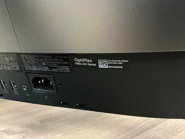 Desktop - dell inc. - optiplex 7460 aio - afbeelding 3 van  4