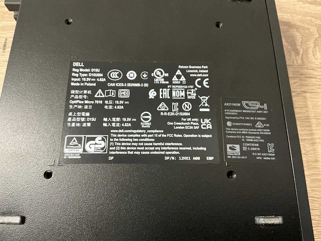 Desktop - dell inc. - optiplex micro 7010 - afbeelding 4 van  4