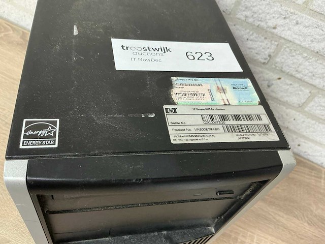 Desktop - hewlett-packard - hp compaq 6005 pro mt pc - afbeelding 3 van  5
