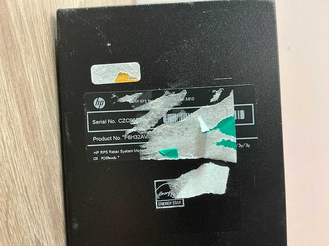 Desktop - hewlett-packard - hp rp5 retail system model 5810 - afbeelding 3 van  5