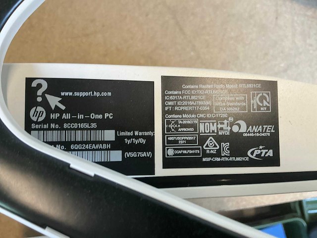 Desktop - hp - hp all-in-one - afbeelding 6 van  6