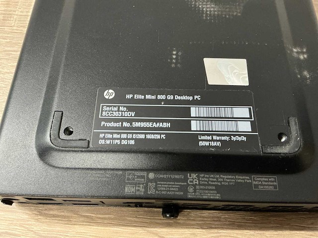 Desktop - hp - hp elite mini 800 g9 desktop pc - afbeelding 4 van  4