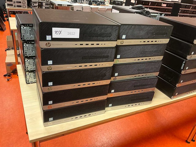 Desktop - hp - hp elitedesk 800 g3 sff (10x) - afbeelding 3 van  3