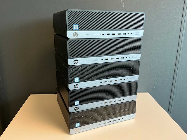 Desktop - hp - hp elitedesk 800 g4 sff (5x) - afbeelding 1 van  2
