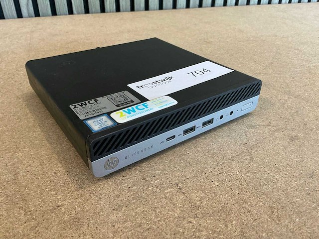Desktop - hp - hp elitedesk 800 g5 desktop mini - afbeelding 1 van  4
