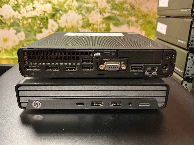 Desktop - hp - hp elitedesk 800 g6 desktop mini pc - afbeelding 3 van  4