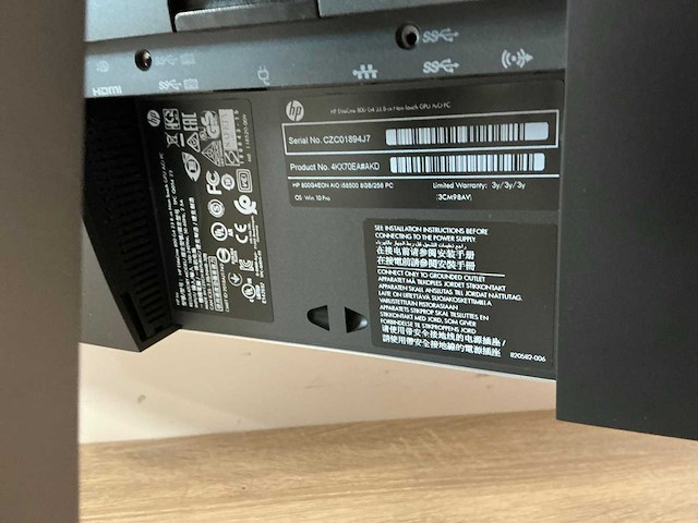 Desktop - hp - hp eliteone 800 g4 23.8-in nt gpu aio - afbeelding 4 van  4