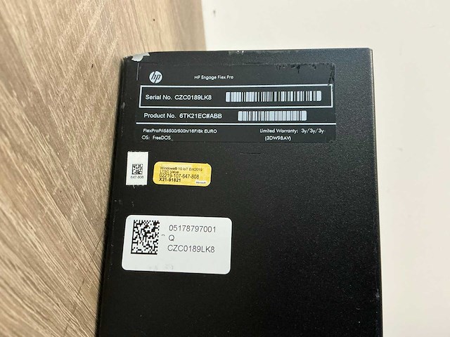 Desktop - hp - hp engage flex pro - afbeelding 3 van  6