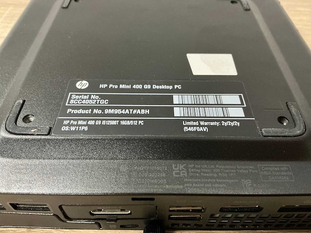 Desktop - hp - hp pro mini 400 g9 desktop pc - afbeelding 3 van  3