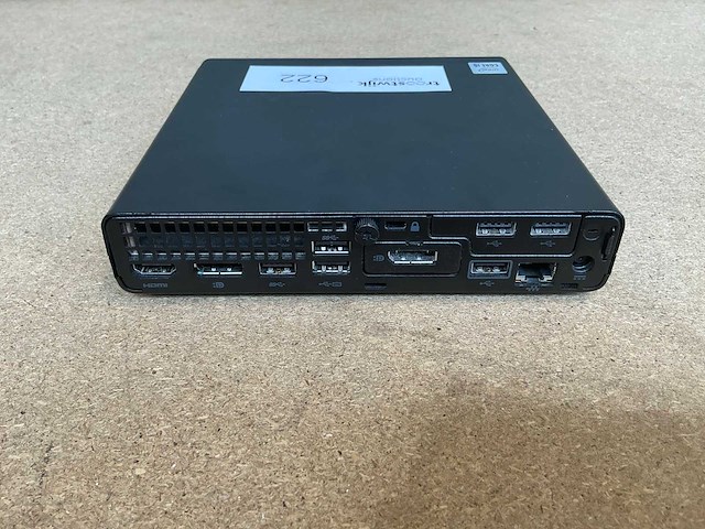 Desktop - hp - hp prodesk 400 g6 desktop mini pc - afbeelding 3 van  4