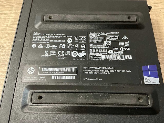 Desktop - hp - hp prodesk 600 g2 dm - afbeelding 3 van  3