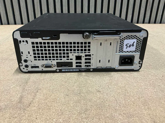 Desktop - hp - prodesk 400 g6 sff - afbeelding 3 van  4