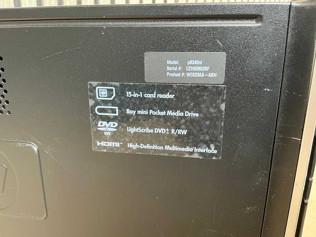 Desktop - hp-pavilion - wc823aa-abh p6340nl - afbeelding 3 van  5
