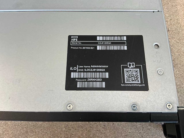 Desktop - hpe - proliant dl360 gen10 - afbeelding 5 van  8