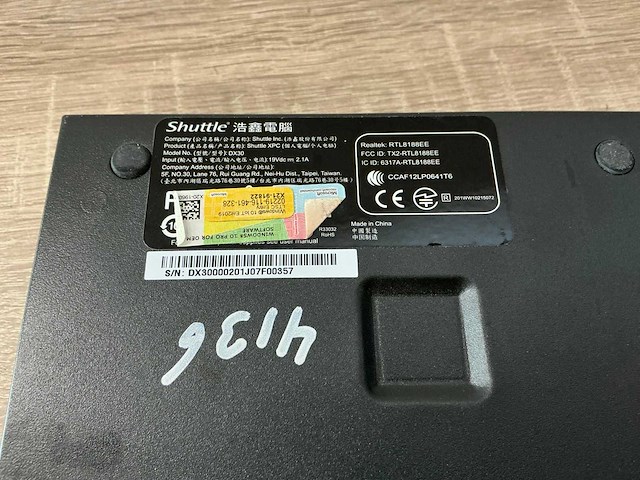 Desktop - shuttle inc. - dx30d - afbeelding 3 van  3