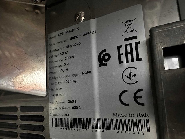 Desmon - gold line lptgm2-sp-k - koelwerkbank - afbeelding 5 van  5