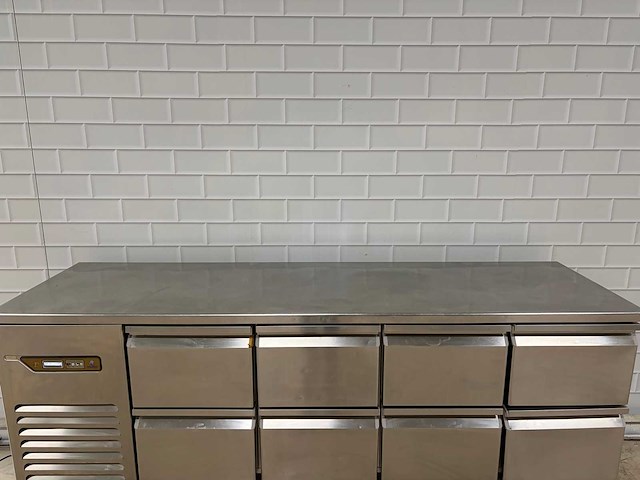 Desmon - rvs koelwerkbank voorzien van 8 lade - afbeelding 6 van  10