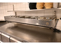 Desmon atr200-sv rvs saladette met wandbeugel