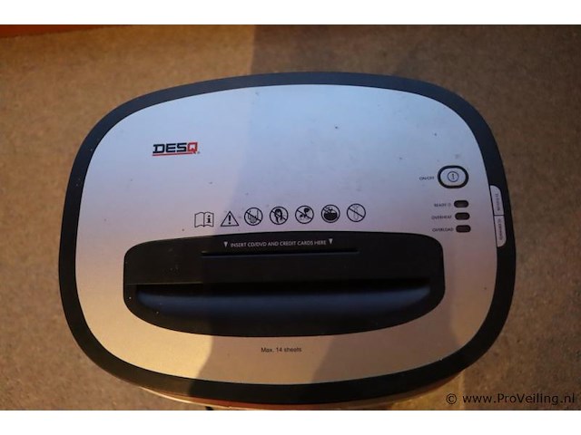 Desq papierversnipperaar model 20072 - afbeelding 4 van  5