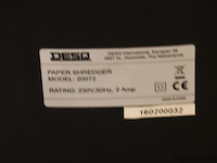 Desq papierversnipperaar model 20072 - afbeelding 5 van  5