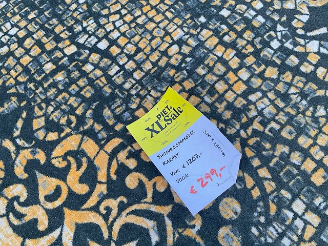 Desso tarkett mozaïek design tapijt vloerkleed 250x300cm - afbeelding 3 van  9