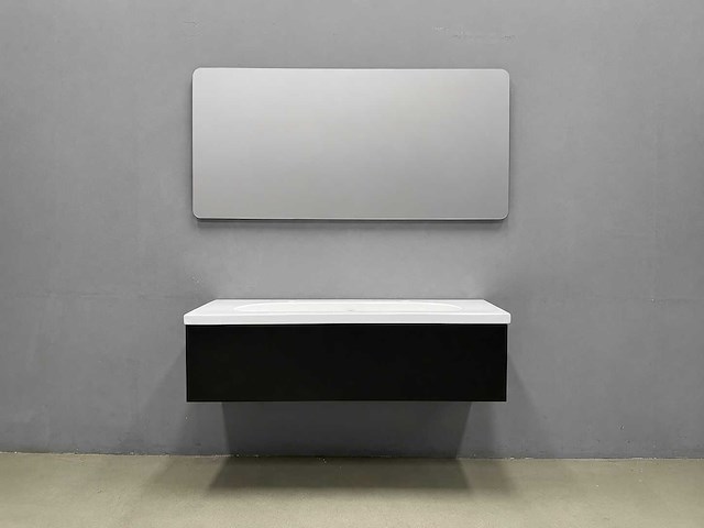 Detremmerie - black mat - badmeubelset 120 cm - afbeelding 8 van  15