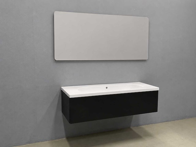 Detremmerie - black mat - badmeubelset 120 cm - afbeelding 10 van  15