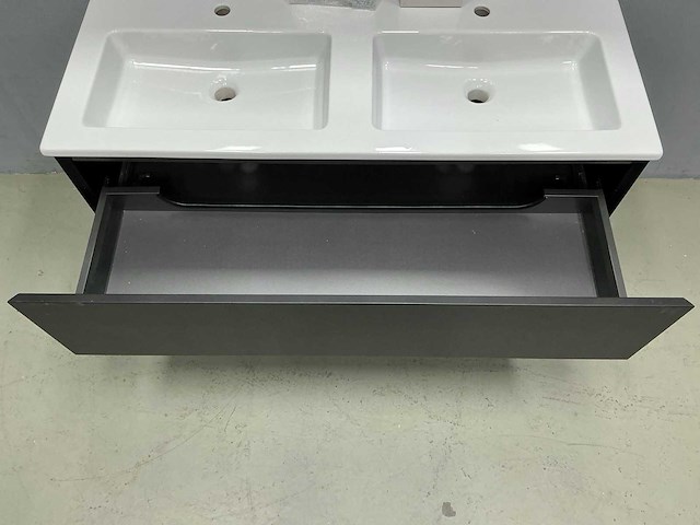 Detremmerie - black mat - badmeubelset 120 cm - afbeelding 6 van  16